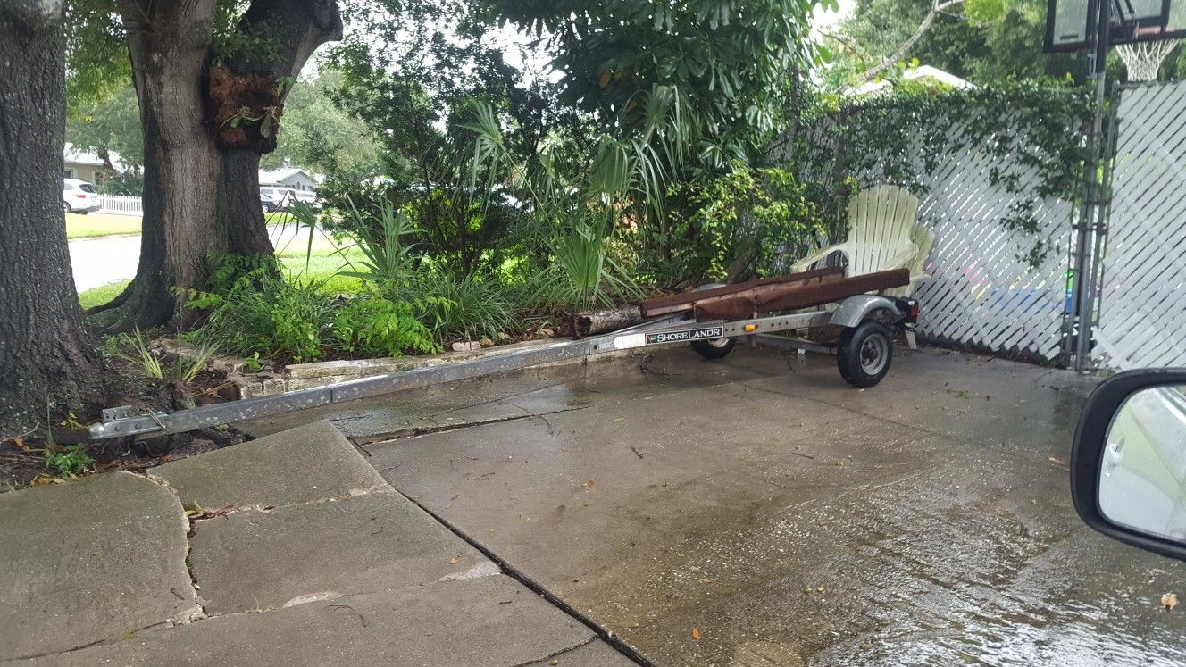 Shorlander boat trailer