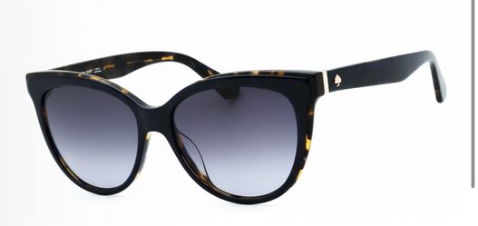 Kate Spade Daesha/S Cat-Eye Sunglasses – Blue Havana Dark Gray Gradient Lenses