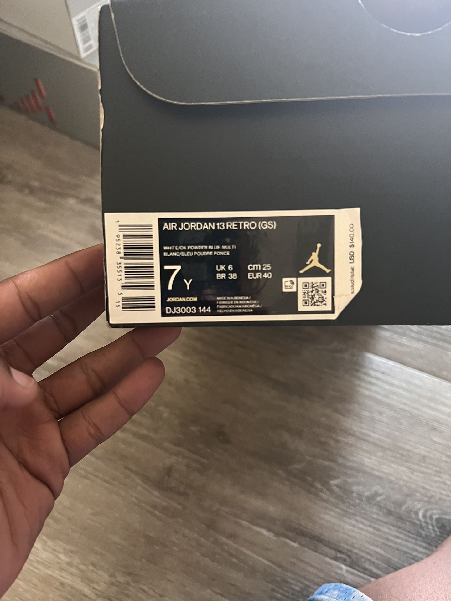 Jordan 13 Obsidian Size 7y
