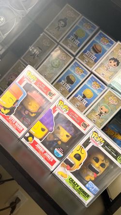 The Simpsons Funko Pop Lot – Otto, Jimbo, Crazy Homer