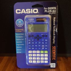 Casio FX-300ESPLUS2-BU Scientific Calculator has Natural Textbook Display 