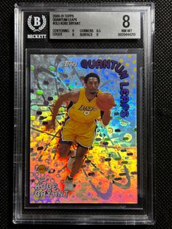 2000-01 Topps Quantum Leaps Kobe Bryant #QL5 BGS 8 NM-MINT Lakers HOF