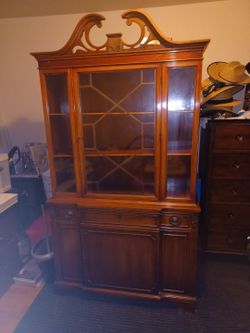 ANTIQUE CHINA CABINET 