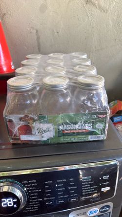 laiby ball regular mouth canning jars 1 quart 12 jars ball 32 oz canning jars silver