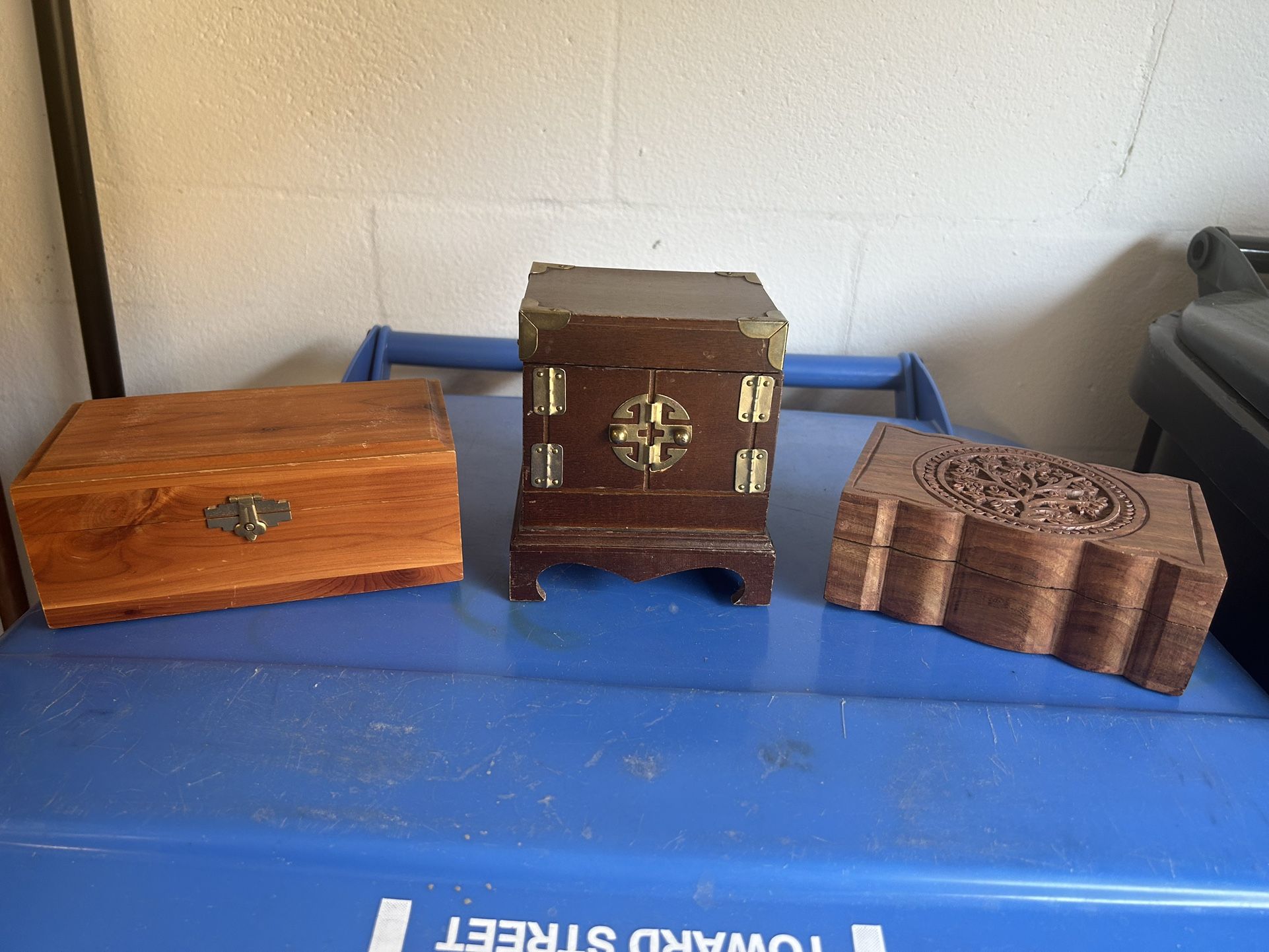 Set Of 3 Jewelry/Trinket Boxes