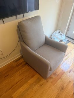 Grey Glider Chair
