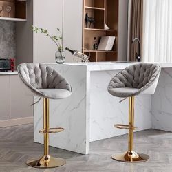 Gray Bar Stool