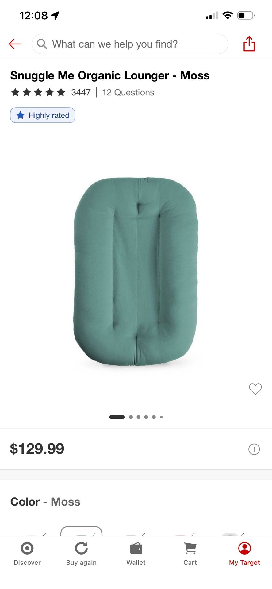 Snuggle Baby Lounger