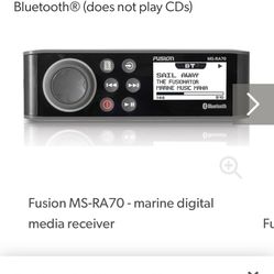 Fusion MS-RA70 Marine digital media receiver with Bluetooth®