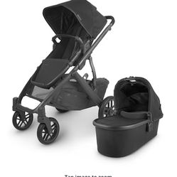 Uppababy vista All Black Travel System
