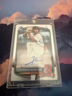 Kyson Witherspoon Bowman Chrome Auto(ON CARD)