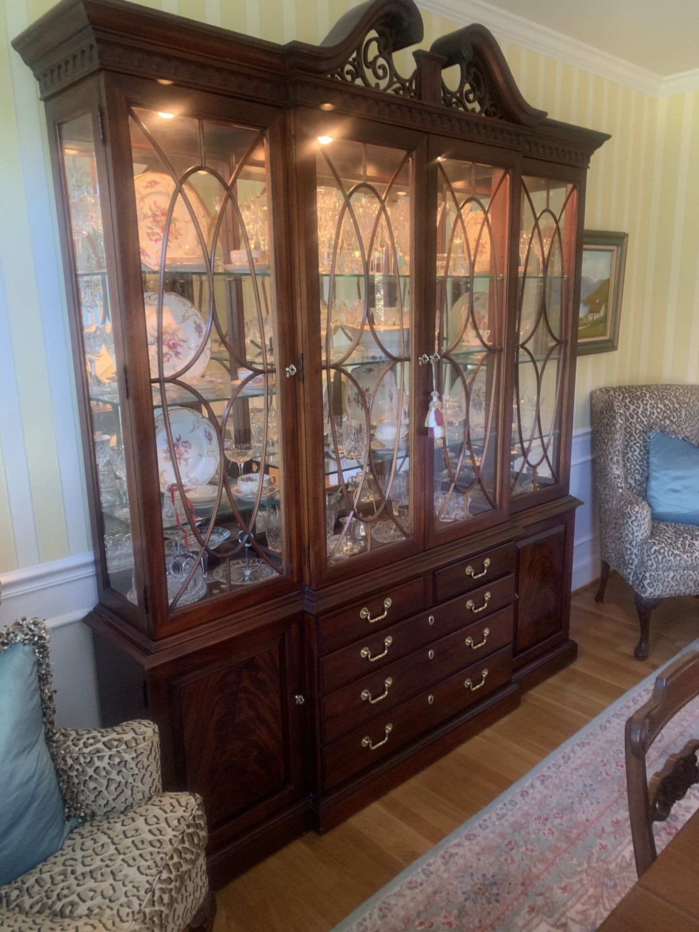 Thomasville china cabinet. Gone by Wednesday.