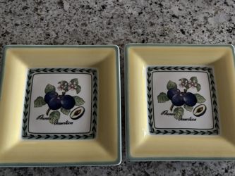 Villeroy & Boch French Garden Fleurence – Square Salad Plates (Set of 2)
