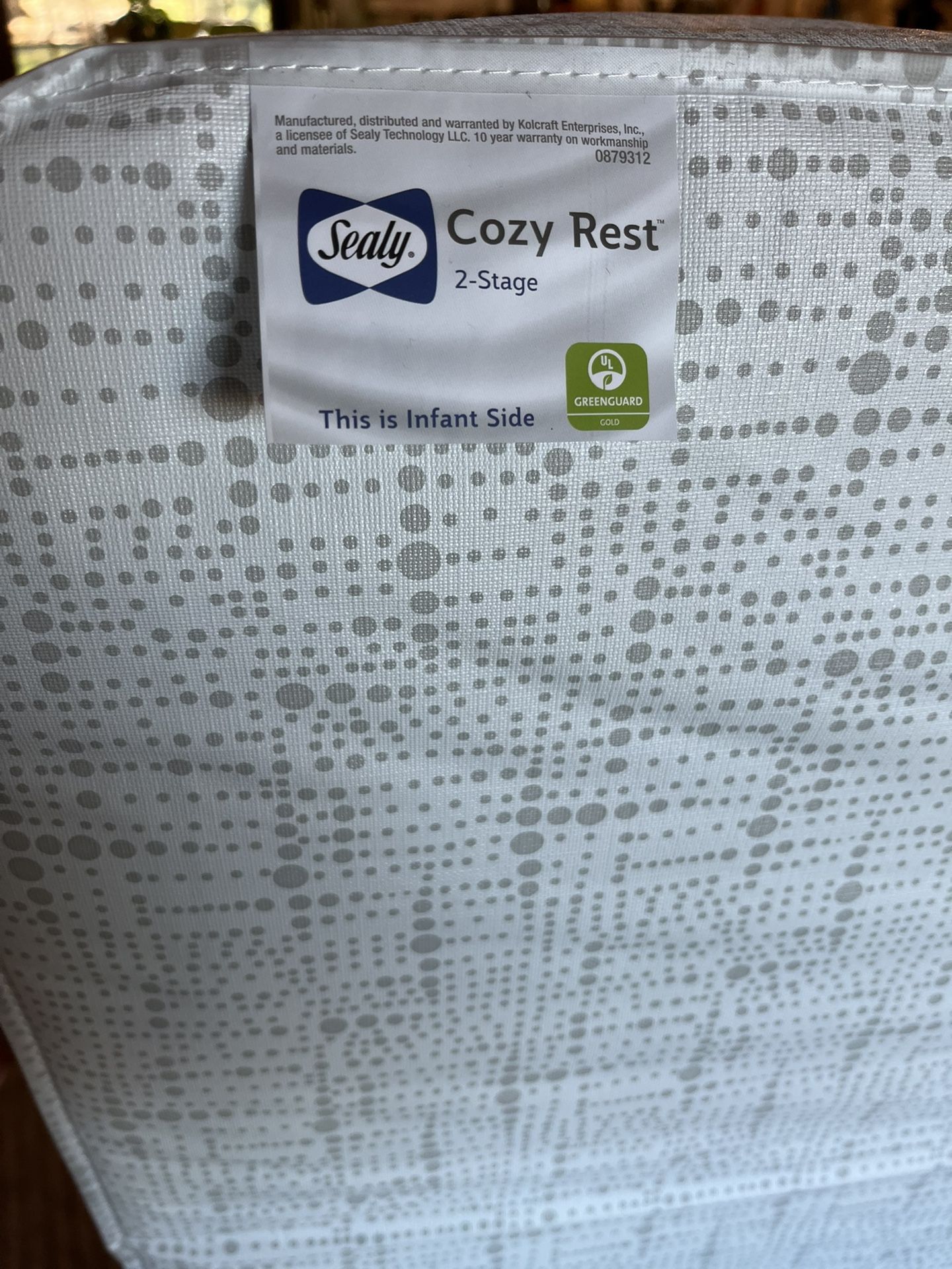 Sealy Cozy Rest 2 Stage Infant/Toddler Crib Mattress