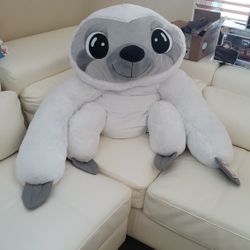 PLUSH PARADISE WHITE GIANT SLOTH 36" With TAGS  - LIKE NEW  