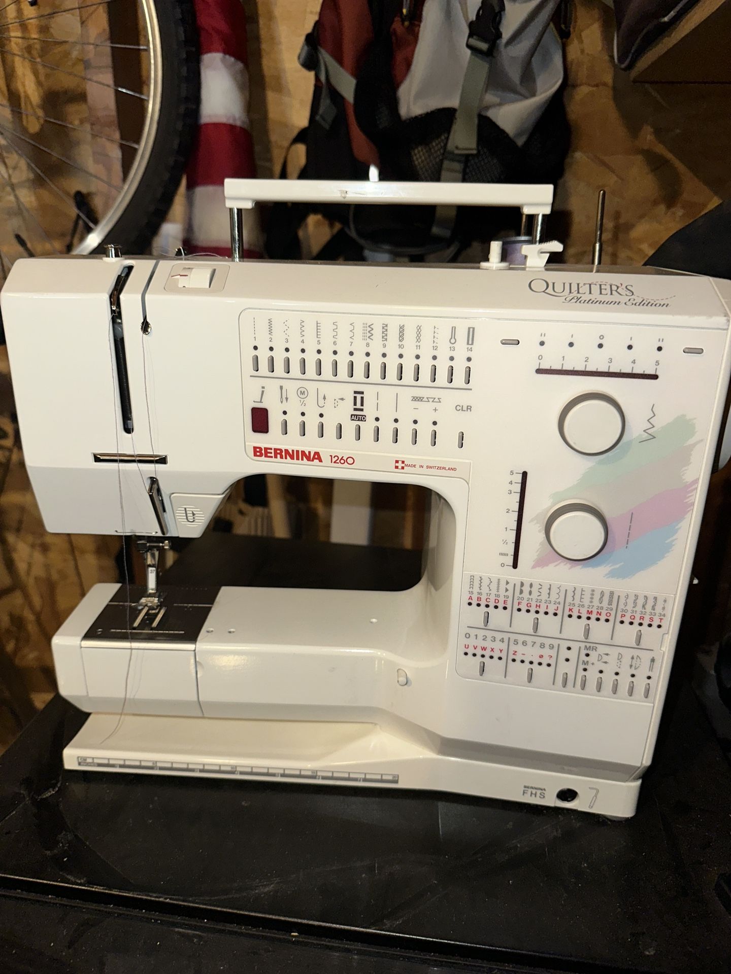 Bernina 1260 Quilter’s Platinum Edition Sewing Machine