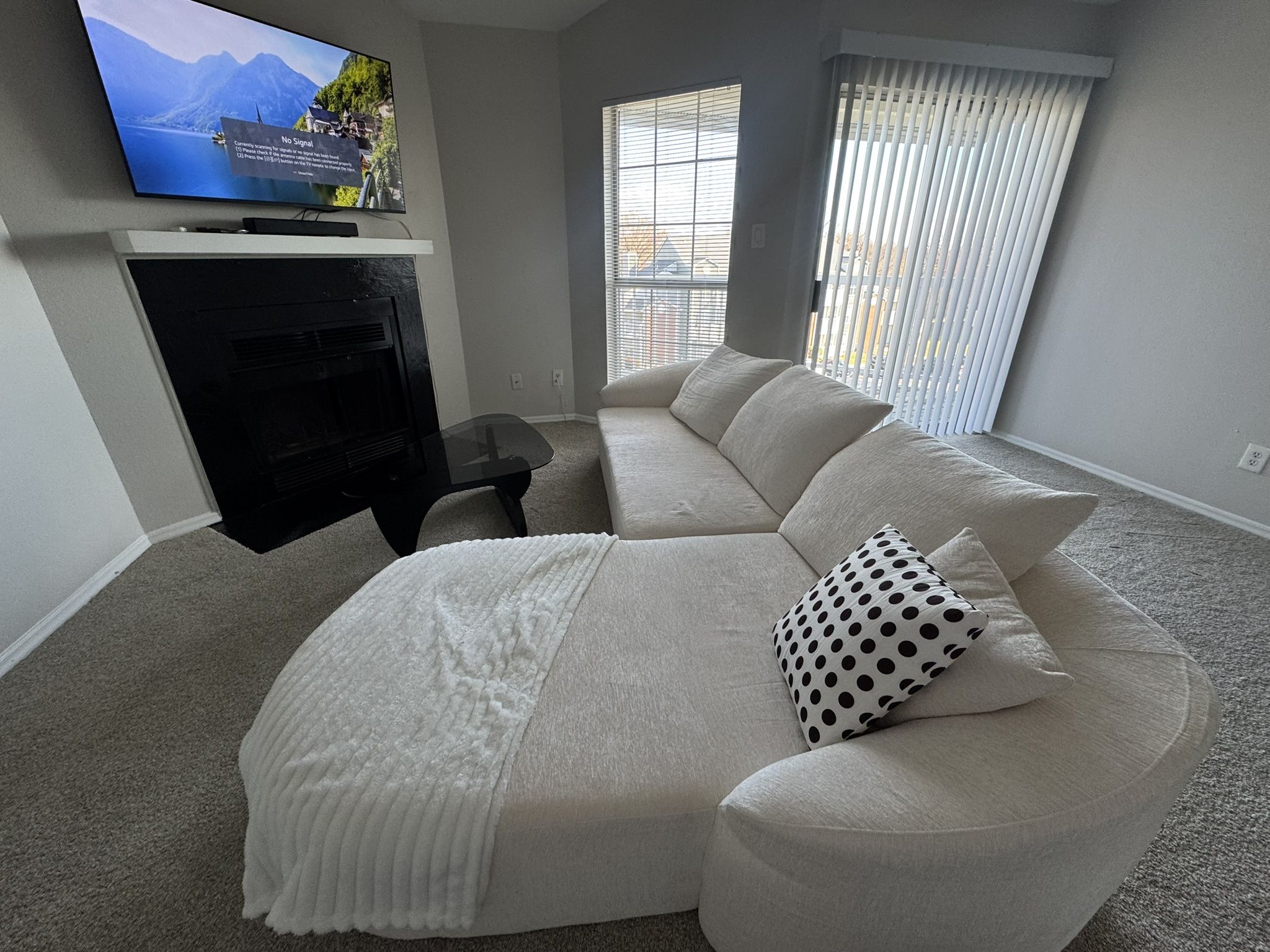 Living Room Sofa And Table 