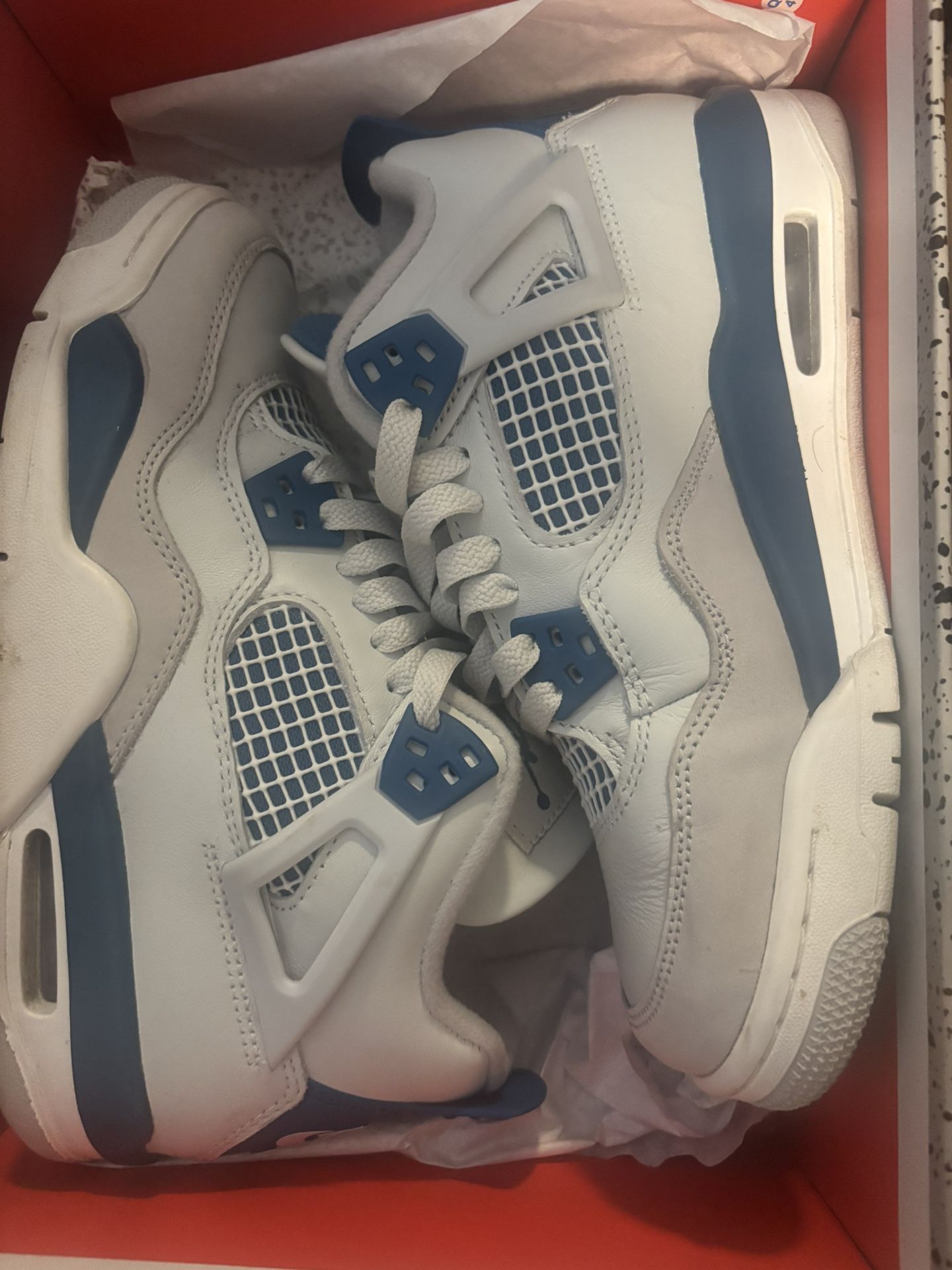 Jordan 4 Retro White/military Blue