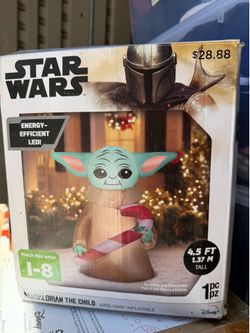 Star Wars Grogu Christmas Inflatable