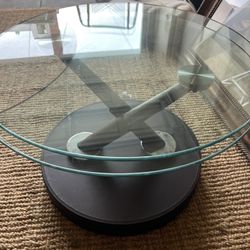 *Extremely Rare* Vintage RH Moonphase Table With Leather Base