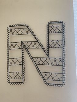 Letter “N” Wall Decor