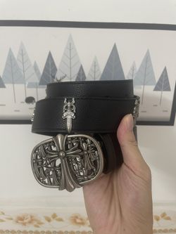 Vintage Chrome Hearts Leather Belt