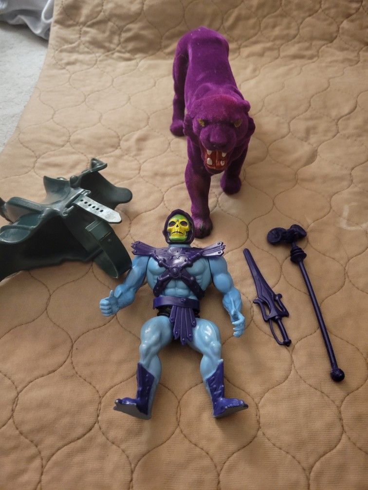 Vintage He-Man Masters of the Universe Figure MOTU SKELETOR 100% Complete