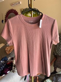 Ribbed short sleeve shirt