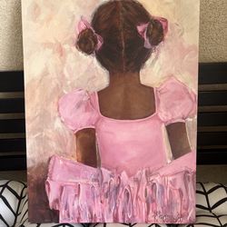 Ballerina Canvas Wall Art