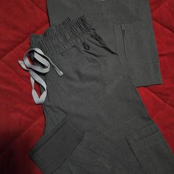 Uniform Joggers Women's Scrubs Set Size Xs