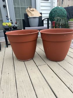 Jumbo Terracotta Pots (Plastic)