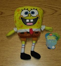 LITTLE PLUSH SPONGE BOB NWT