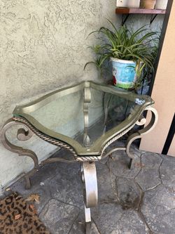 glass table