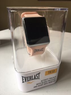 Everlast SmartWatch activity tracker with blood pressure and heart