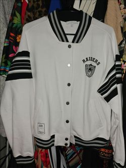 Raiders NFL Varsity Bomber Jacket