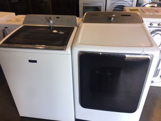Maytag top load washer and Samsung gas dryer