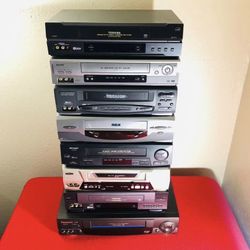 VCR VHS Players For Cheap Tested Works
