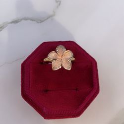 14k Gold Rose Gold Ring