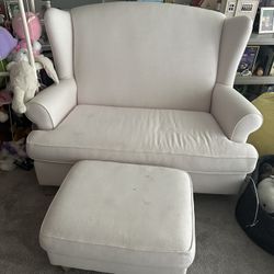 Rocking Chair And 1/2 And Ottoman