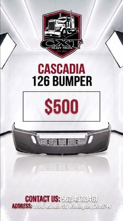 Cascadia 126 Bumper  *New/Nuevo*