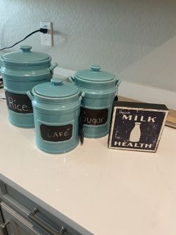 Home essentials kitchen ceramic canisters