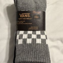 Three Pack Girls/ Woman Crew Sock 6.5-10 Nwt