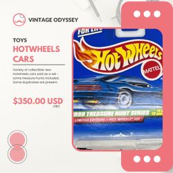 A collection of Hot Wheels Diecast Cars - never been opened