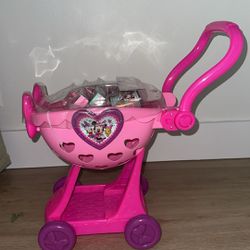 Children Minnie Mouse Shopping Cart