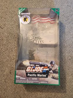 GI JOE a real American hero pacific marine action figure box