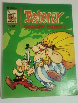 1977 - Vintage book . ASTERIX GALLIEN RUNDT!