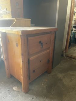 Wooden Night Stand 