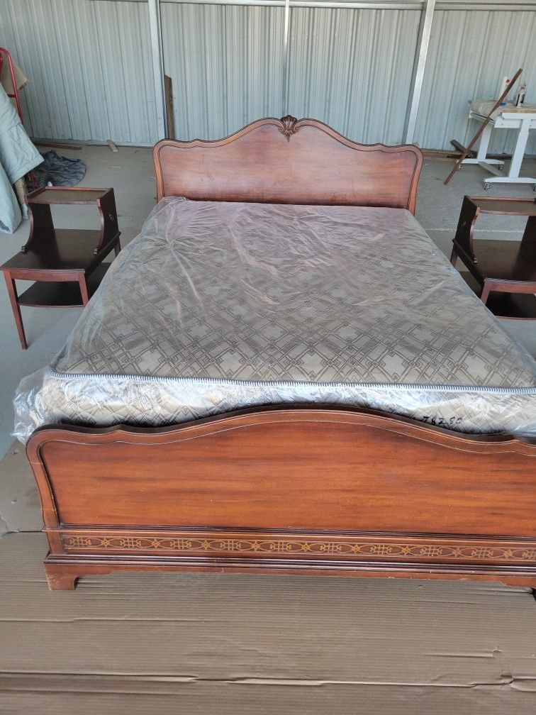 Beautiful Solid Wood Full Size Bed