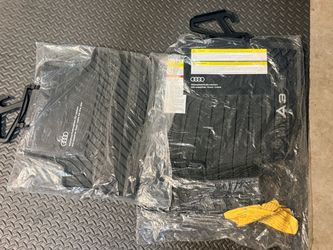 Genuine Audi A3 All-Weather Floor Mats — Front & Rear Sets (2021+ 8Y) — NEW in Package
