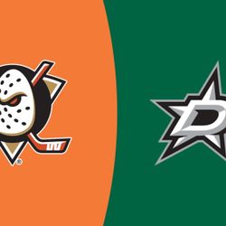 ANAHEIM DUCKS AT DALLAS STARS